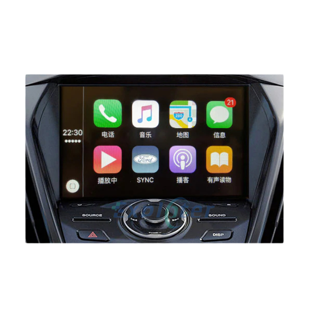 Infotainment Wireless CarPlay & Android Auto Sync2 Fusion Raptor Mirror Link USB Player Built-in Video Interface for Ford Cars