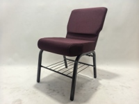 Vente en gros Meilleur Prix Gris/Argent Veine Enduit Tissu Empilable Église Auditorium Chaise pour Théâtre École Hôpital Cinéma Utilisation