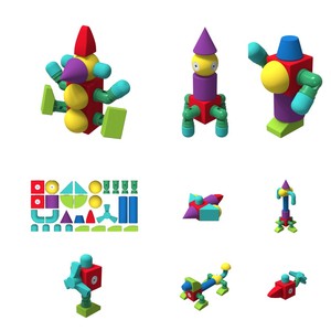 Fun Soft EVA Foam Kits de construcción magnética Edad <span class=keywords><strong>3</strong></span> + Juegos de juego seguro para niños - Product Image 6