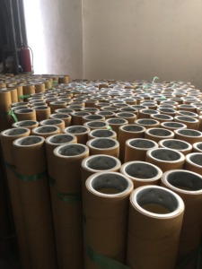 Tube en carton robuste 77 x 12T x 1000 mm avec embouts métalliques, noyau en papier kraft industriel pour l'enroulement de tapis et de tissus, usage global - Product Image 6