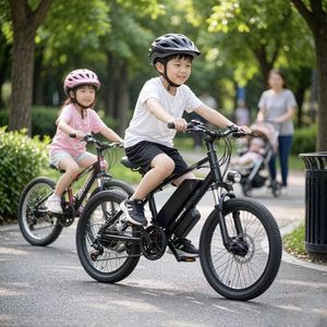 Bicicleta Eléctrica de Montaña para Niños y Adolescentes, Batería de Litio, 21 Velocidades, Frenos de Disco Dobles, Suspensión Trasera - Product Image 5