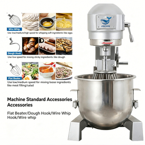 Mélangeur Planétaire Industriel Électrique Double Puissance 30L/5kg pour Pâtisserie, Boulangerie et Aliments – Batteur Centrifuge pour Pâte et Œufs - Product Image 3