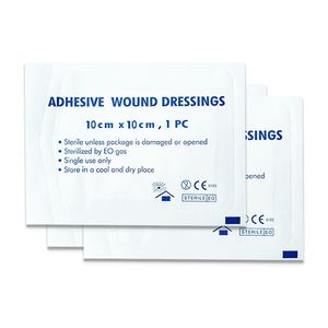 Apósitos Adhesivos para Heridas 10cm x 10cm, Estériles, de Un Solo Uso, Apósito Médico - Product Image 3