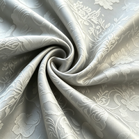 Tissu Jacquard Brocart Teint de Haute Qualité, Direct Usine, 100% Polyester, Doux et Agréable pour la Peau, 120 GSM, Tissé Moyen pour Draps de Lit