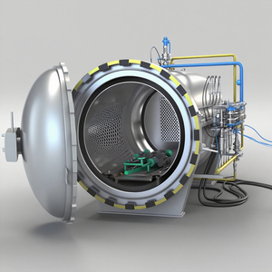 <span class=keywords><strong>Autoclave</strong></span> de laboratoire pour la R & D des composites avec pompe et moteur à pression Contrôle précis de la température et de la pression Facile à utiliser - Product Image 5
