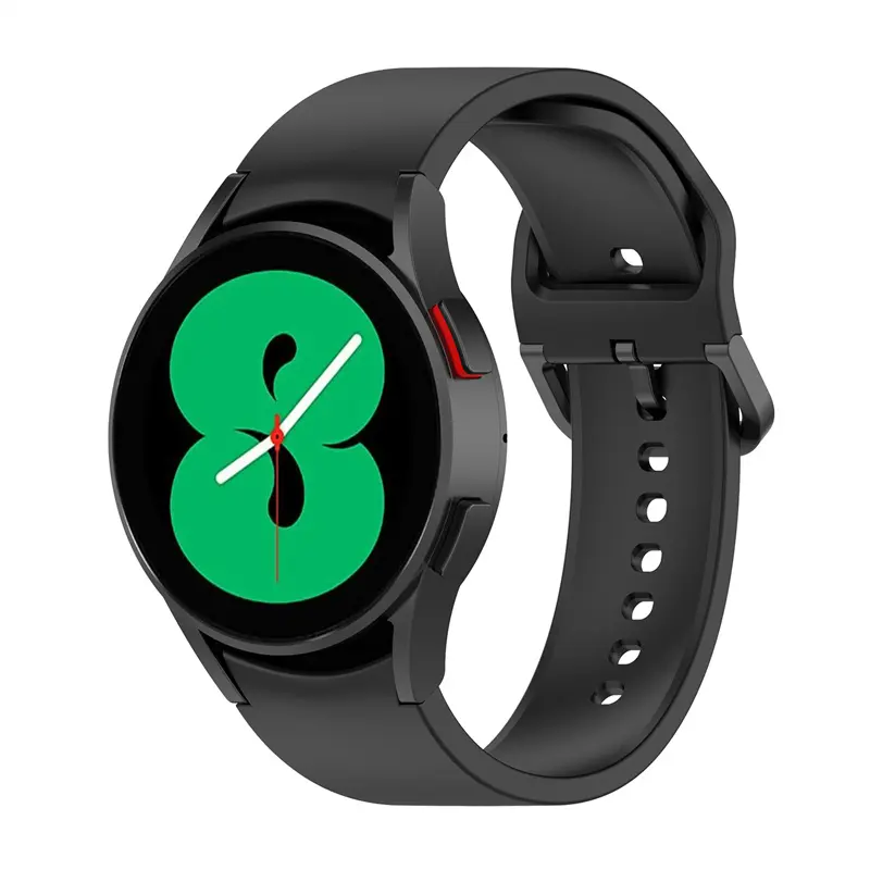 20mm official silicone strap band for samsung galaxy watch 5 , 5 Pro , Watch 4, 4 classic in L & S size with colorful buckle