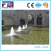 Fuente de Agua Programable para Exteriores con Luces LED de Colores de 9W, Fuentes de Agua con Espuma Iluminada