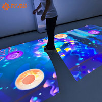 Machine interactive directe de jeux de projecteur de plancher d'enfants d'usine équipement interactif de jeu d'amusement d'intérieur