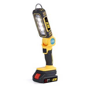 KM 21V Max Rechargeable LED Floodlight Portable Work Light Indoor Outdoor Use - Product Image 1