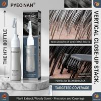 Tinte para el Cabello para Cubrir Raíces Grises al Instante, Tinte en Crema para Retocar Cabello Gris, Cubre Raíces Grises, Peine Mágico para Colorear el Cabello