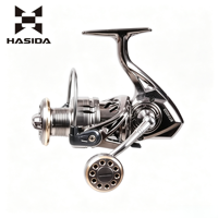 Moulinet spinning haute résistance en nylon 1000-6000 5.2:1 12-18KG Drag RTX-F HASIDA OEM pour leurres artificiels rivière lac