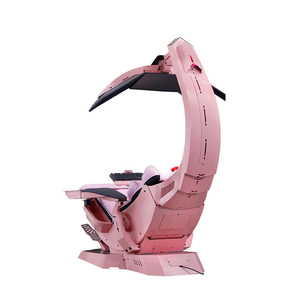 Silla Gaming Plegable Compacta con Luces LED RGB, Diseño Convertible Tipo Cabina Integrada <span class=keywords><strong>Scorpion</strong></span>, Extensible, Estructura de Acero Estable - Product Image 4