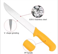 Ensemble de couteaux de cuisine Kitchencare OEM PP 7 pièces, tendance 2025, acier inoxydable, couteau de boucher, couteau à désosser, couteau à éplucher pour la viande