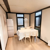 Maison conteneur de luxe Smartbuild de 20 pieds avec cuisine, salle de bain et 2 chambres, villa préfabriquée à installation rapide