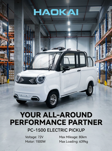 Camioneta Eléctrica Mini de 4 Ruedas, 72V 1500W, Aprobada por la CEE, <span class=keywords><strong>con</strong></span> 80 km de Autonomía, para Carga Urbana en Europa - Product Image 3