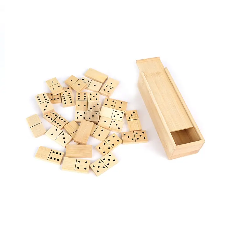 Domino Eco-friendly Wooden Blocks Toys Science And Ed learning Games Children's Educational Games For Kids
