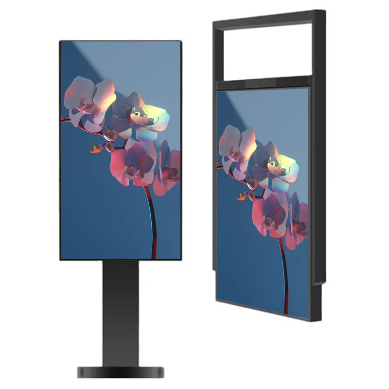 55 "65" 75 "Staande Hoge Helderheid Media Player 4K Resolutie Indoor Digital Signage Lcd Display monitor Etalage