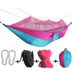 Hamac de camping avec moustiquaire pour pique-nique en plein air, installation rapide, hamacs de camping portables, lit suspendu pour dormir - Product Image 5