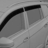 Deflectores de Viento para Puertas, Sin Perforación, para VW Talagon 2021, PMMA, Suministro al por Mayor, Juego de 4 Piezas