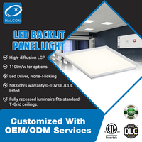 Panneau lumineux Led encastrable sur panneau, intensité d'éclairage réglable, pour un bureau, 24/36/50w, SMD