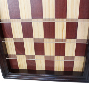 Tablero de <span class=keywords><strong>Ajedrez</strong></span> de pared de madera de 3 pies, piezas de <span class=keywords><strong>ajedrez</strong></span> rectas incluidas en marrón oscuro, blanco, decoración de pared Vertical, juego de <span class=keywords><strong>ajedrez</strong></span> montado - Product Image 3