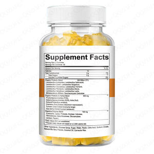 حلوى البروبيوتيك 12 نوعًا مع إنزيمات هضمية وبريبايوتيك عشبي 60 حبة مكمل غذائي لتعزيز جهاز المناعة وصحة الأعصاب - Product Image 2