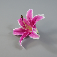 Orchidée artificielle fleur murale nouveauté grande taille soie maison décorations florales Arrangement de mariage têtes de fleurs