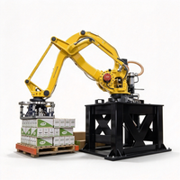 Robot FANUC M-410iC/315 Dengan Beban Angkut 315KG Sebagai Lengan Robot 6 Axis Dengan Gripper Robot CNGBS untuk Palletizing