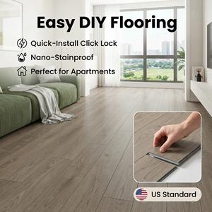 Suelo de Roble Importado de Instalación Fácil y Rápida, con Dimensiones de 1210X167X14, para Salas de Estar Pequeñas <span class=keywords><strong>en</strong></span> Apartamentos - Product Image 1