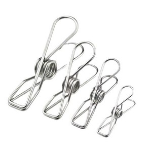 Pinzas para Ropa de Acero Inoxidable SUNMAXTOP, Pinzas con Resorte Resistentes al Viento para Calcetines y Edredones, 4.3 Pulgadas - Product Image 3