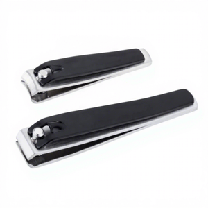 Ensemble de coupe-ongles en acier inoxydable 2 pièces Outils de manucure classiques Durables Étiquetage personnalisé OEM - Product Image 4