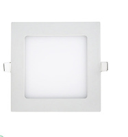 Plafonnier commercial ultra fin rond carré mince encastré NON dimmable Panneau lumineux LED 3w 6w 9w 12w 24w Lumières de plafond