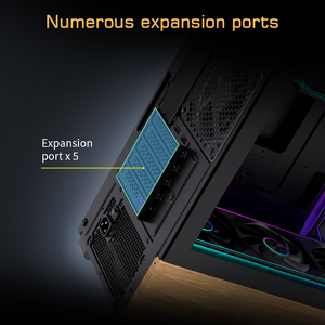 Lovingocool Tùy Chỉnh Chơi Game PC Trường Hợp Màu Đen Máy Tính Bằng Gỗ Tủ ATX Đầy Đủ Tháp Trường Hợp Máy Tính Tháp Với Kính Cường Lực - Product Image 3