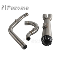 Sistema de Escape Completo Pazoma 2 en 1 de Acero Inoxidable 304 para Softail Low Rider ST FXLRST 117 2022-2025 Fat Bob FXFBS