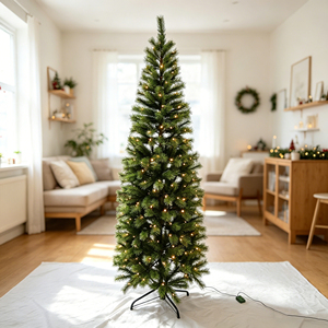 Nouvelle Collection 2026 : <span class=keywords><strong>Arbre</strong></span> <span class=keywords><strong>de</strong></span> Noël Artificiel Haut <span class=keywords><strong>de</strong></span> Gamme <span class=keywords><strong>de</strong></span> 2,10 m (7 pieds) avec Aiguilles <span class=keywords><strong>de</strong></span> Pin pour Décoration Intérieure – Prix Direct Usine, Vente en Gros - Product Image 1