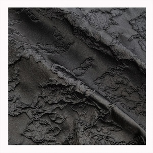 Nais Mới Nhất 100 <span class=keywords><strong>Polyester</strong></span> Trắng Đen Vàng Màu Hồng Màu Xanh Nổi 3D Lớn lên Trừu Tượng Hoa Mô Hình Thổ Cẩm Jacquard Vải - Product Image 1