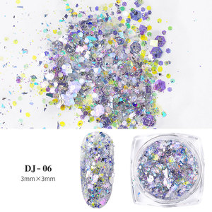 Mixed Nail Glitter Sequins Manicure Decoration Flakes DIY Nail Art Design Supplies for Salon Use - Product Image 6