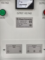 Convertisseur de Phase 30 kVA Monophasé 220 V vers Triphasé 380 V 440 V avec Fils Neutres Transformateur Convertisseur de Tension pour Pompe et Compresseur