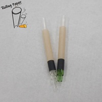 Autocollant personnalisé OEM avec logo, 109MM98MM84MM, papier à rouler non blanchi coloré, filtre en verre, papier à rouler, cône en papier
