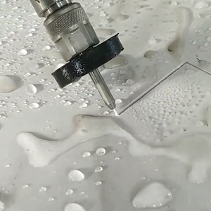 Cortadora de chorro de agua de 5 ejes de gran formato 2000x4000mm, máquina de corte de piedra con PLC para producción de incrustaciones de precisión en mármol y baldosas cerámicas - Product Image 4