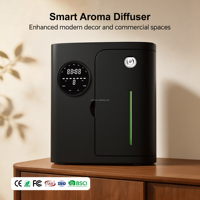 Diffuseur d'arômes électrique intelligent et automatique sans eau pour huiles essentielles, mural, en plastique, à deux liquides, pour la maison
