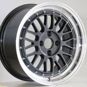 Pour le japon, roues en alliage de voiture de tourisme pleine taille 15 16 17 18 pouces, jantes adaptées à votre voiture pour <span class=keywords><strong>Jap</strong></span> LM 4/5*100/112/114.3/120/108 plat profond - Product Image 6