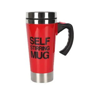 Competitive price Stainless steel plastic automatic magnetic self-stirring cup coffee self stirring mug rechargeable