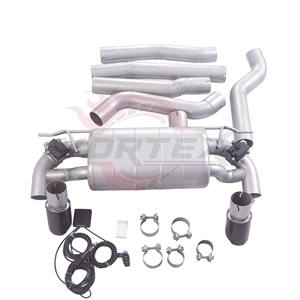 Sistema de Escape Catback Vortex Performance para BMW 340i F30 F32 B58 3.0T con Sistema de Válvulas Dobles y Puntas de Fibra de Carbono, Kit de Acero Inoxidable - Product Image 2