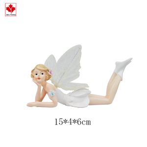 Statuette di <span class=keywords><strong>Fate</strong></span> in Resina Fatte a Mano e Dipinte a Mano, Forma Personalizzata, Decorazione d'Interni, Fata <span class=keywords><strong>dei</strong></span> <span class=keywords><strong>Fiori</strong></span> Argentata - Product Image 4