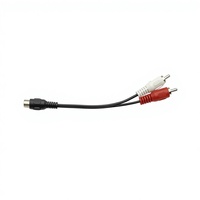 Câble d'extension audio double RCA mâle vers RCA femelle, adaptateur répartiteur RCA pour home cinéma, amplificateur, haut-parleur