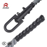 Corde de combat lestée pour entraînement de force et conditionnement physique, équipement de sport, 3-15m, vente en gros, commande en gros prise en charge