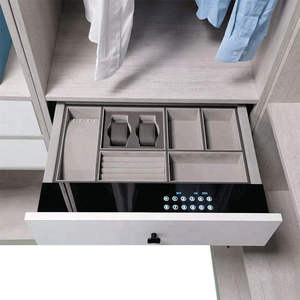 Tiroir à mot de passe intelligent sensible au toucher de luxe haut de gamme meubles bijoux cachés coffre-fort dans la chambre - Product Image 4