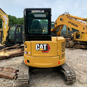 Mini-excavatrice Caterpillar 303.5E2 d'occasion, modèle 2020, 3,5 tonnes, bon état, consommation de carburant optimale, en vente - Product Image 2