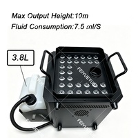 Máquina de Humo Vertical Metálica FEIYUEYEU DMX RC 3000W RGB LED con Pulverización Ascendente para Escenarios, DJ, Bodas, Clubes y Eventos Especiales